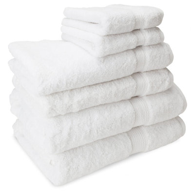 Simple Luxury Luxurious Egyptian Cotton 900gsm 6 Piece Towel Set