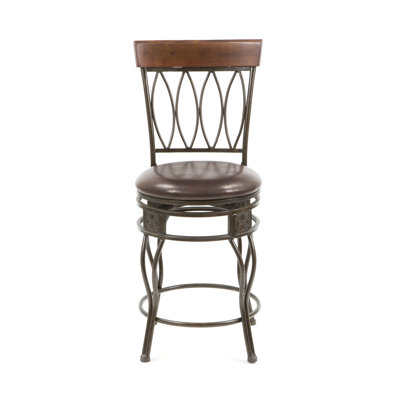Linon Four Oval Back Counter Stool