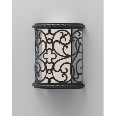 Feiss Chameleon One Light Outdoor Wall Sconce in Black