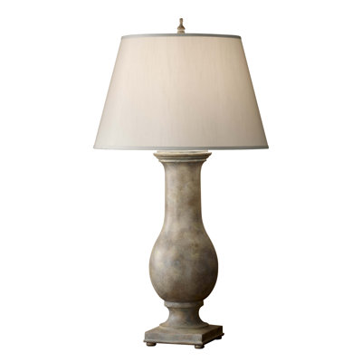 Zoe One Light Table Lamp in Weathered Gray
