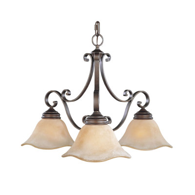 Tuscan Villa 3 Light Chandelier