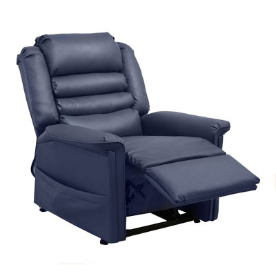 Invincible Pow'r Lift Full Lay-Out Chaise Recliner