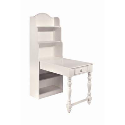 Lea Industries Hannah Bookcase Writing Desk with Hutch