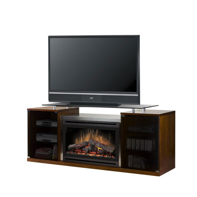 Dimplex Marana 76" TV Stand with Electric Fireplace