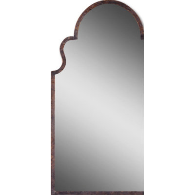 Uttermost Brayden Arch Mirror in Dark Brown