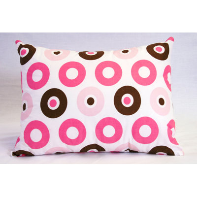 Bacati Mod Dots and Stripes Boudoir Pillow