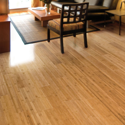 Home Legend Hand Scraped Solid Hardwood Flooring Bamboo in Toast