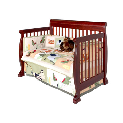 DaVinci Kalani Two Piece Convertible Crib Set with Toddler Rail in Cherry