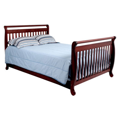DaVinci Emily 4-in-1 Convertible Crib with Toddler Rail in Cherry