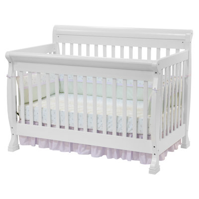 DaVinci Kalani Three Piece Convertible Crib Nursery Set with Toddler Rail in Cherry