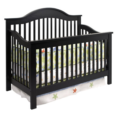 DaVinci Jayden Two Piece Convertible Crib Set with Toddler Rail in Espresso