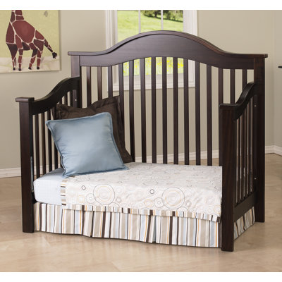 DaVinci Jayden 4-in-1 Convertible Crib with Toddler Rail in Espresso