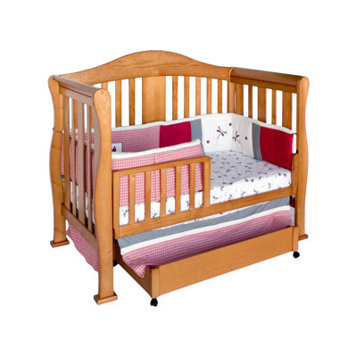 DaVinci Parker Two Piece Convertible Crib Set with Toddler Rail in Oak