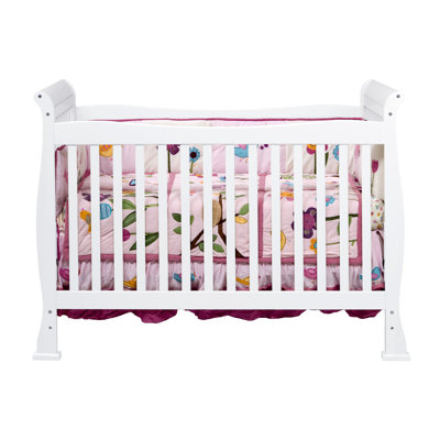 DaVinci Reagan 4-in-1 Convertible Crib with Toddler Rail in Pure White