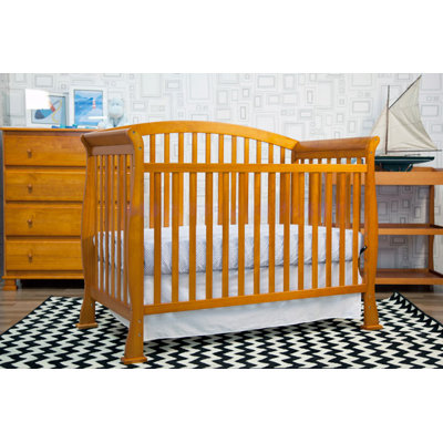 DaVinci Thompson Two Piece Convertible Crib Set  with Toddler Rail in Oak