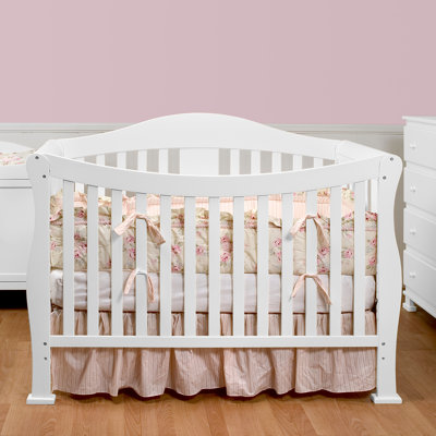 DaVinci Parker Two Piece Convertible Crib Set with Toddler Rail in Cherry Pine