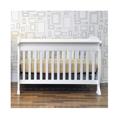 DaVinci Jacob 4-in-1 Convertible Crib with Toddler Rails in White