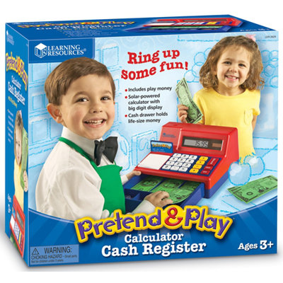 Learning Resources Pretend and Play Calculator Cash Register