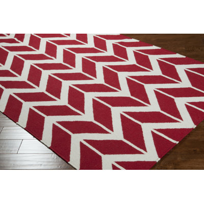 Jill Rosenwald Rugs Fallon Venetian Red Rug