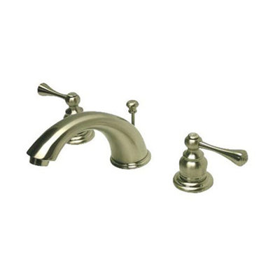 Elements of Design Widespread Bathroom Faucet with Double Lever Handles