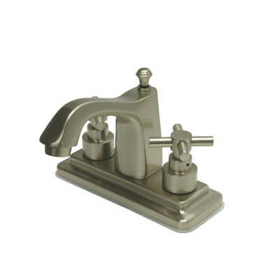 Elements of Design Tampa Centerset Bathroom Faucet with Double Cross Handles