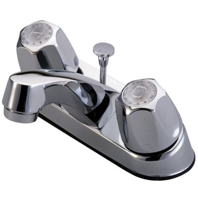 Elements of Design Centerset Bathroom Sink Faucet with Double Knob Handles