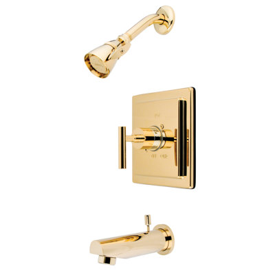 Elements of Design Manhattan Volume Control Tub and Shower Faucet Single Handle
