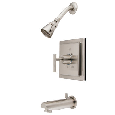 Elements of Design Manhattan Volume Control Tub and Shower Faucet Single Handle