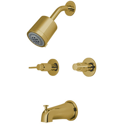 Elements of Design NuvoFusion Tub and Shower Faucet Double Handle