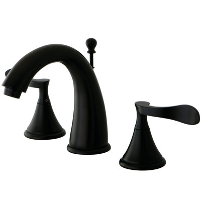 Elements of Design Century Double Handle Deck Mount Widespread Bathroom Faucet