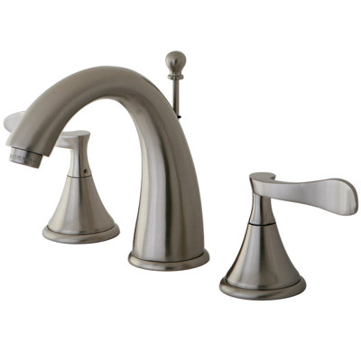 Elements of Design Century Double Handle Deck Mount Widespread Bathroom Faucet