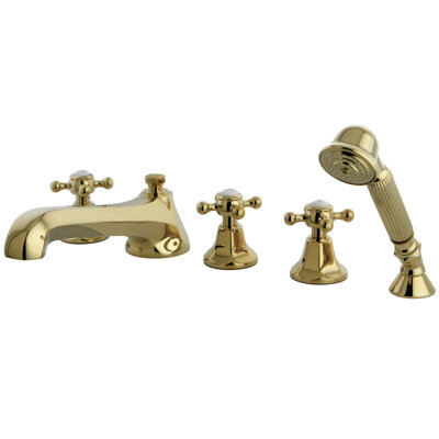 Elements of Design Metropolitan Roman Tub Faucet and Diverter Hand Shower