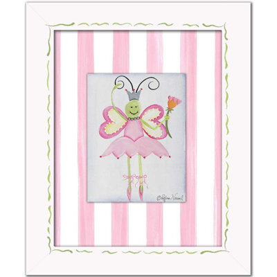 Doodlefish Ballerina Ballerina Framed Giclee Wall Art