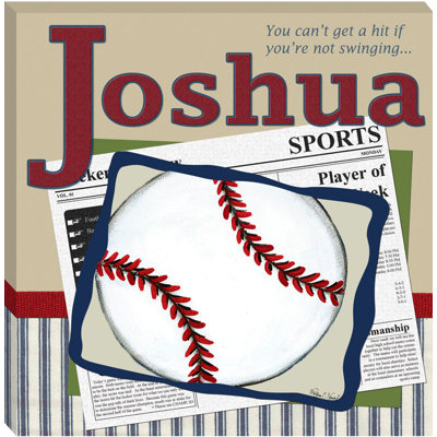 Baseball in the News Giclee - Personalized