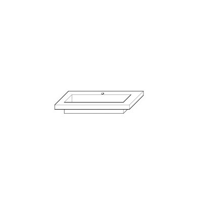Iotti by Nameeks Luna 39.3" Fitted Ceramic Sink in White