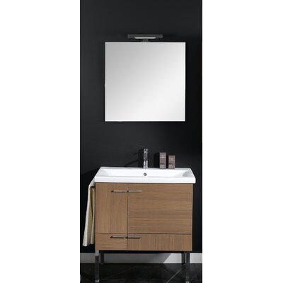 Wall Mount Bathroom Vanity on By Nameeks Simple 30 4  Wall Mounted Bathroom Vanity Set   Wayfair