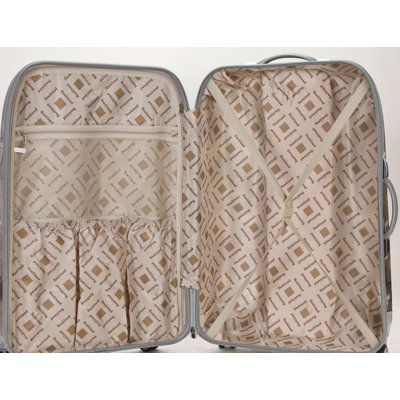 Rockland Atlantis 3 Piece Polycarbonate/ABS Luggage Set