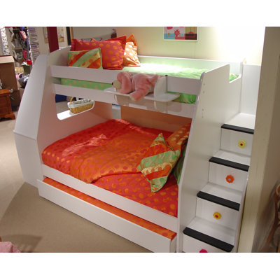Berg Furniture Enterprise Twin over Full Bunk Bed with Desk and Storage