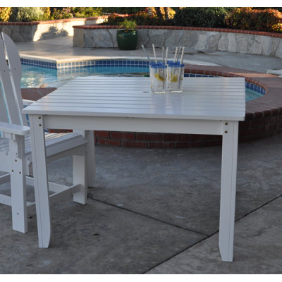 Shine Company Inc. Dome Large Captiva Square Dining Table