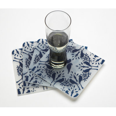 Modern-Twist Coaster Notz  Birds n Trees Coasters (Set of 4)