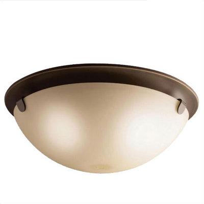 Kichler 3 Light Etched Flush Mount