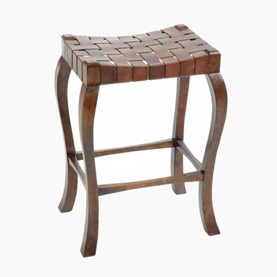 William Sheppee Binks 30" Bar Stool in Walnut Stain