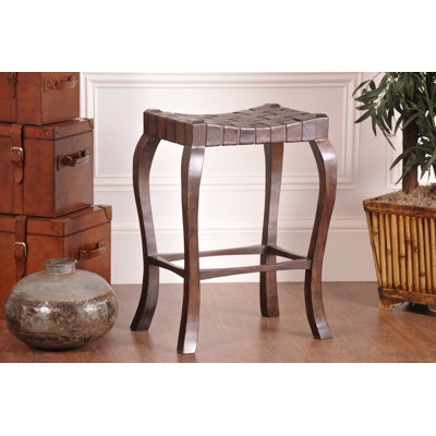 William Sheppee Binks 30" Bar Stool in Walnut Stain