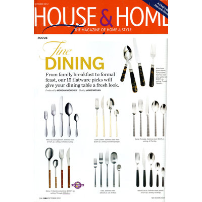 mono Mono-T Flatware with Short Blade Set by Peter Raacke