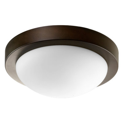 Quorum Two Light Flush Mount