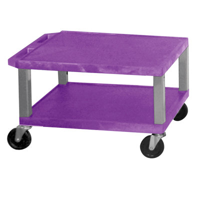 H. Wilson Company Tuffy 16" 2-Shelf Utility Cart