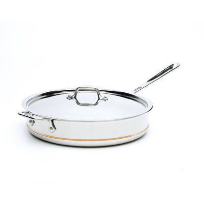 All-Clad Copper-Core Saute Pan with Lid