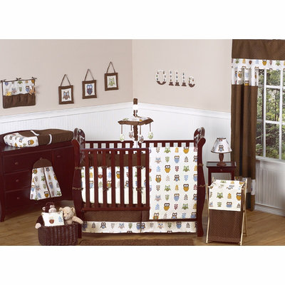 Sweet Jojo Designs Owl Collection Window Panels 