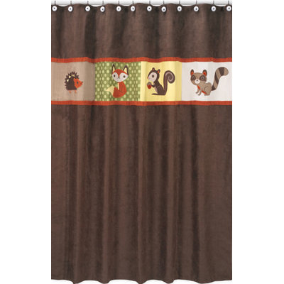 Forest Friends Collection Shower Curtain