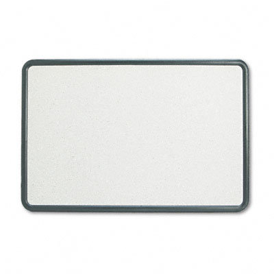 Quartet&reg; Contour Granite-Finish Tack Board with Black Frame 48" W x 36" D